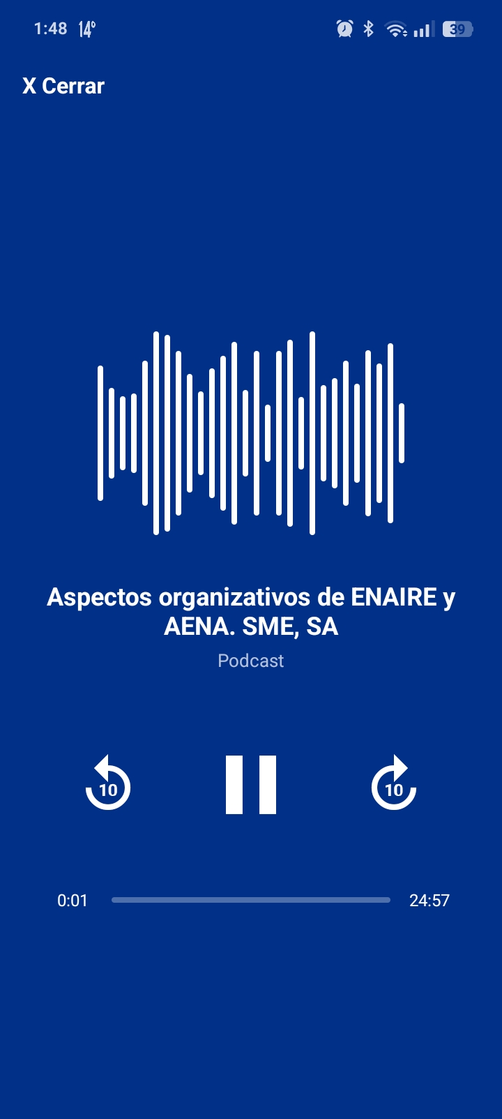 Reproductor de podcast